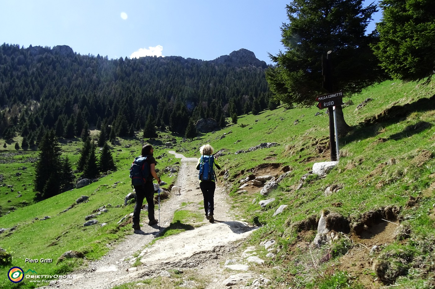 21 Dal sentiero si passa sulla strada gippabile.JPG